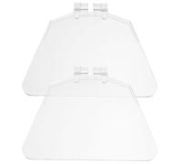 Alasum Accessoires pour Outils Électriques 2pcs Bouclier de Protection en Plastique pour Banc, Facile à Installer, Protection pour Espace de Travail