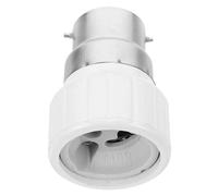 Alasum Adaptateur de Douille Céramique Conversion de Prise Installation Simple B22 vers GU10 Blanc, Support Stable et Solide pour Éclairage Domestique