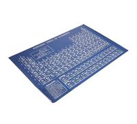 Alasum Affiche Pédagogique du Tableau Périodique des Éléments en Soie Bleu, Facile à Lire, Liste 118 Éléments, pour Salle de e Sciences ou Chambre D'garçon et Filles