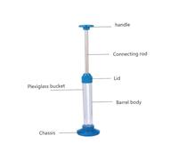 Alasum Air Compression Igniter Fire Leading Tool for Physical Experiments Demonstrating Mechanical to Thermal Energy Conversion with Ergonomic Handle and Portable Design