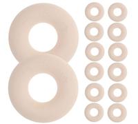 Alasum Anneaux de Castration pour Bétail en Caoutchouc Haute Élasticité 100 Pièces Taille Petite Beige pour Coupe de Queue de Porcs Moutons et Bovins Accessoires D’Élevage Efficaces