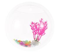 Alasum Aquarium Suspendu Mural Transparent Acrylique Bocal à Poissons Décoratif Design Solide et Clair pour Plantes et Poissons Économise de Espace Installation Facile Couleur Aléatoire