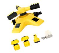 Alasum Arroseur Rotatif Automatique pour Pelouse avec Kit Complet en Abs, Fonction Hydraulique et Pulvérisation Directe pour Arrosage du Jardin