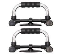 Alasum Barre de Pompes en H avec Ventouse Amovible, Poignée en Coton, Matériel Pp et Pvc, Accessoire Musculation pour Musculation et Sports en Intérieur