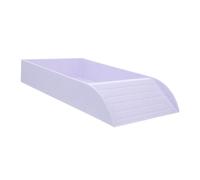 Alasum Bassin de Bain Tortue avec Rampe Escalade Plateau Abs Résistant pour Bain et Nourriture Piscine Reptile Portable Compatible Toutes Tortues Décor Aquarium