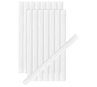 Alasum Bâtons de Colle Chaude Thermofusible en Eva Blanc, 16 Pièces, Adhésifs à Fusion Rapide pour Bricolage Artistique et Réparation de Jouets en Bois