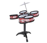 Alasum Batterie Garçon et Filles Moyenne Taille 5 Tambours Siège, Instrument de Musique Éducatif Percussion Jazz, Musical Amusant pour Tout-Petits et Débutants