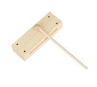 Alasum Bloc Percussion Bois Double Musical Éducatif Garçon Fille Créatif avec Maillet Instrument Orff pour Éveil Musical Garçon Fille Ans et Plus