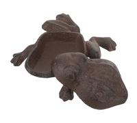 Alasum Boîte à Clés Décorative Forme Grenouille Fonte Cache-clés Extérieur Discret pour Jardin Rangement Sécurisé et Original Cachette Clé Jardin Élégante et Fonctionnelle