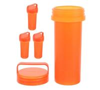 Alasum Boîte de Rangement pour Kit de Réparation Bateau Gonflable 4pcs en Plastique Orange Portable pour Kayak et Autres Embarcations en Aventure Aquatique