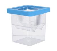Alasum Boîte D'isolation Flottante pour Aquarium en Acrylique Transparent avec Ventouse, Séparateur Amovible et Circulation d'eau Optimale, pour L'élevage D'alevins Reproduction Sécurisée
