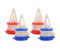 Alasum Bouchon pour Brique de Lait 4pcs Doseur Bec Verseur pour Boissons en Brique, Séparateur Portable en Abs et Silicone Couvercle pour Préserver Le Lait