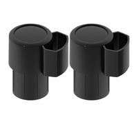 Alasum Bouchons D'embout en Plastique Noir pour Saxophone Ténor 2pcs Installation Rapide et Utilisation Pratique, Maison Déplacement