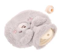Alasum Bouillotte D'eau Chaude en Peluche Cartoon pour L'hiver, Capacité 350ml, Forme Ours Mignon, Isolation et Remplissage Simple