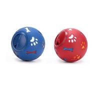 Alasum Boule Alimentaire Qui Fuit pour Chien Jouet Éducatif Aromatisé Os Au Lait Matériau Sûr Petite Taille Bleue pour Dressage Chiens Adultes