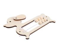Alasum Boulier en Bois Éducatif Beige pour Maternelles et Écoles Résolution de Puzzles et Raisonnement Logique, Pédagogique Unisexe Charmant et Délicat