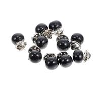 Alasum Boutons-pression Invisibles Noirs pour Blouses Femmes, 10 Pièces, Petit et Compact, Faciles à Ranger, en Pp et Métal, Accessoire Couture Discret pour Vêtements Élégants