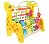 Alasum Cadre de Calcul en Bois pour Garçon et Filles, Éducatif de Calcul Montessori Perles Colorées, Outil D’Apprentissage des Mathématiques pour Bébé, Cognitif D’éveil Dès 12 Mois