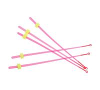 Alasum Canne à Pêche sur Glace Extension 14 CM Rouge 5 Pièces Rallonge Légère Antigel Compatible Flotteurs Accessoires Pêche Hiver en Eau Douce et Randonnée