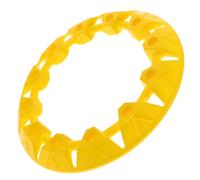 Alasum Capuchon de Garniture de Moyeu de Roue en Plastique Jaune pour Chariot de Plage et ATV, Résistance aux Chocs et Fonction de Protection, Accessoire Élégant