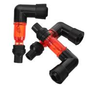 Alasum Capuchons de Bougie D'allumage 3pcs pour Dirt Bike et Scooter, Protection en Caoutchouc Facile à Remplacer, Adaptés pour Usage Hors-piste