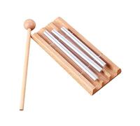 Alasum Carillon de Percussion à 3 Tons Maillet, Instrument Musical Éducatif Compact pour Garçon et Filles, Carillon D'énergie de Yoga pour Apprentissage et Gestion de Classe, Matériel