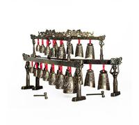 Alasum Carillon en Bronze à Double Couche de Style Chinois Ancien, Léger et Artisanal, pour Décoration Bureau ou Boutique de Vêtements