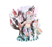 Alasum Carte Postale 3d en Papier Message Vierge, Design Élégant et Détaillé, comme Présent pour Anniversaire ou Fête des Mères Plusieurs styles