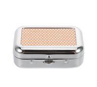 Alasum Cendrier Rectangulaire avec Couvercle en Métal Portable, Design Compact Décoratif, Facile à Nettoyer, Accessoire pour Cigare en Camping et Activités en Plein Air