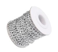 Alasum Chaîne Coupe Facile à Différentes Longueurs pour Paquet Bandoulière en Aluminium Argentée Légère et Polyvalente pour Accessoires et Vêtements