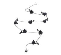 Alasum Chaîne de Pluie en Fer Décorative avec Motif Oiseau Dérivateur d'eau de Pluie Jardin Extérieur Vintage Durable pour Gouttière