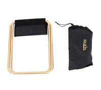 Alasum Chaise Pliante XXL en Alliage D'aluminium Noire, Tabouret Portable Léger pour Camping, Pêche, Barbecue et Activités de Plein Air, Siège Extérieur Robuste et Compact