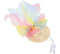Alasum Chapeau de Paille Accessoire pour Chiot Résistant à l'usure pour Animaux de Compagnie Nœud Délicat pour Ambiance Estivale et Séance Photo