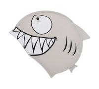 Alasum Children's Silicone Swim Caps Cartoon Shark Design Bathing Hats for Boys Comfortable Fit for Long and Short Hair