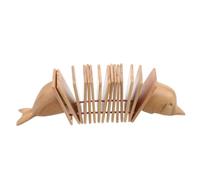 Alasum Claquebois Éducatif Forme de Dauphin Instrument de Musique Bois pour Garçon Fille Percussion Manuelle Ergonomique pour Éveil Rythmique Maternelle et Activités Familiales