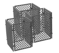Alasum Clôture Militaire en Abs, 12 Plaques pour Jeu de Construction DIY, Accessoire de Scène de Guerre Miniature pour Table, Garçon et Filles