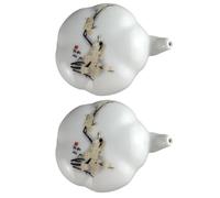 Alasum Compte-gouttes Adaptées en Céramique Set de 2 Design Créatif Gouttes D'eau pour Calligraphie et Peinture pour et Amis