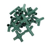 Alasum Connecteurs de Fixation pour Serrage de Jardin 20 Pièces en Abs 5 Types de Joints Robustes et Flexibles pour Cadre de Jardinage