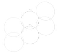 Alasum Cordes en Nylon Pratique Confortable pour Instrument à Cordes 6 Pièces Jeu Complet, Argenté Tension Stable pour Instrument à Cordes Traditionnel Russe Musiciens Débutants