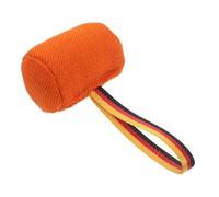 Alasum Coussin à Mâcher Cylindrique Orange pour Chien, D’entraînement Interactif Résistant aux Morsures, Accessoire de Dressage Polyvalent pour Chiens Petits et Moyens, pour L’éducation