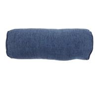 Alasum Coussin de Yoga Cylindrique 15X15X40 CM en Coton Bleu, Traversin de Soutien Dorsal et Cervical pour Étirements Profonds, Repose-Pieds Ergonomique pour Fitness et Salle de Sport