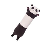 Alasum Coussin Long en Peluche Panda 70 Cm Oreiller Décoratif Doux et Tendre Câlin pour Fille Poupée Peluche Panda Adorable Coussin Corps Kawaii pour Chambre et Salon