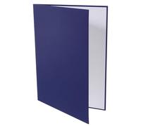 Alasum Couverture de Certificat D'honneur Bleu en Papier 28,5x22,5 Cm pour Protéger et Présenter Diplômes et Attestations