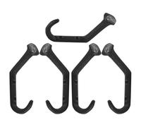 Alasum Crochets Muraux pour Suspendre Manteaux Noir Lot de 5 Style Vintage Rustique, Patères Murales Structure Simple et Solide pour Couloir ou Salle de Bain