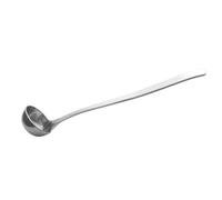 Alasum Cuillère Creuse à Long Manche en Acier Inoxydable Argentée pour Condiments et Café, Facile à Nettoyer, Ustensile Cuisine Pratique pour Dosage Précis