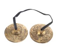 Alasum Cymbales à Doigts Cuivre pour Danse et Percussion Accessoire Instrument et Portable pour Performances Musicales Cérémonies et Événements Festifs
