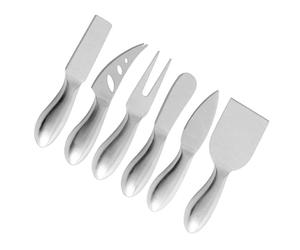 Alasum de Couteaux à Fromage Prise Équilibrée Set de 6 Pièces en Acier Inoxydable et Coupe Précise Cuisine et Dégustation