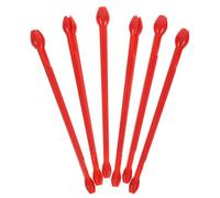 Alasum Détacheur D'hameçon Portable Rouge en PP Résistant, Outil Multifonction pour Pêche en Eau Douce, Lot de 6 Pièces Facile à Utiliser d'une Main