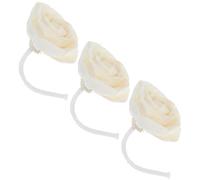 Alasum Diffuseur d'arôme d'huiles essentielles 3 Fleurs en Coton pour diffuseur d'huile, décor Minimaliste et Utilisation Facile en Voiture et Bureau