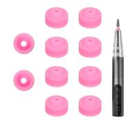 Alasum Drill Nail Dust Collector Silicone Protective Caps 10pcs For Nail Polishing Machine Heads Reusable Dust Covers Suitable For Manicure